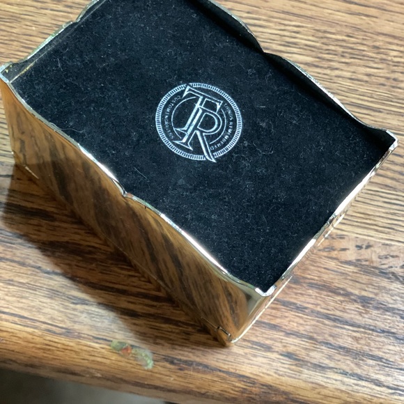 VTG 90s Silver Keepsake Box Velvety lining Pearl Accent on Lid Things Remembered - Picture 4 of 9